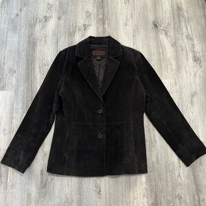 VTG Siena Suede Leather Jacket Women’s 10 Chocolate Brown Western Classic Retro